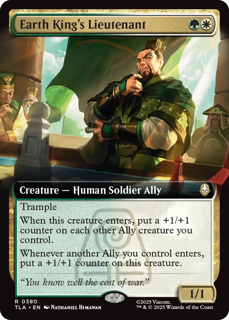 Earth King's Lieutenant (Extended Art) [Avatar: The Last Airbender] | Gear Gaming Bentonville
