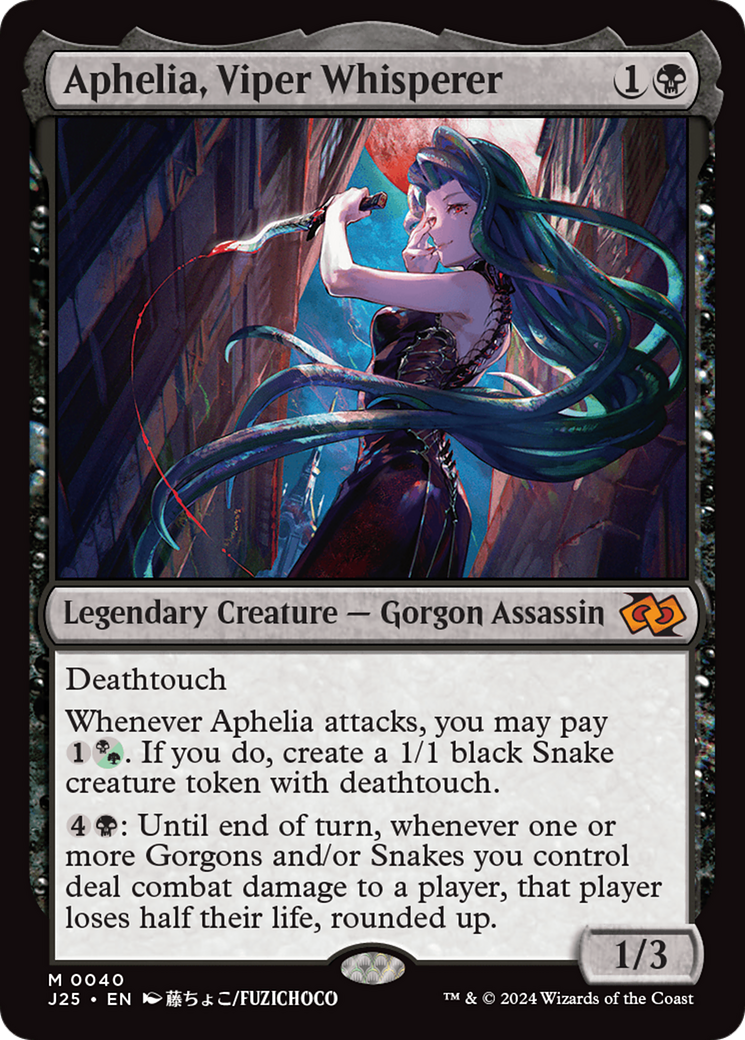 Aphelia, Viper Whisperer (Anime) [Foundations Jumpstart] | Gear Gaming Bentonville