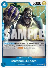 Marshall.D.Teach [Carrying On His Will: 3rd Anniversary Tournament Cards] | Gear Gaming Bentonville