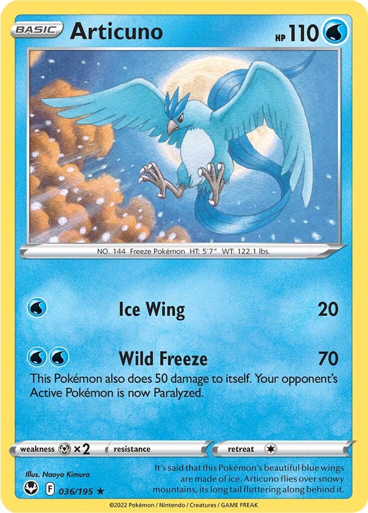 Articuno (036/195) [Sword & Shield: Silver Tempest] | Gear Gaming Bentonville