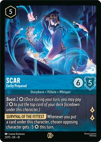Scar - Eerily Prepared (21) [Disney Lorcana Promo Cards] | Gear Gaming Bentonville