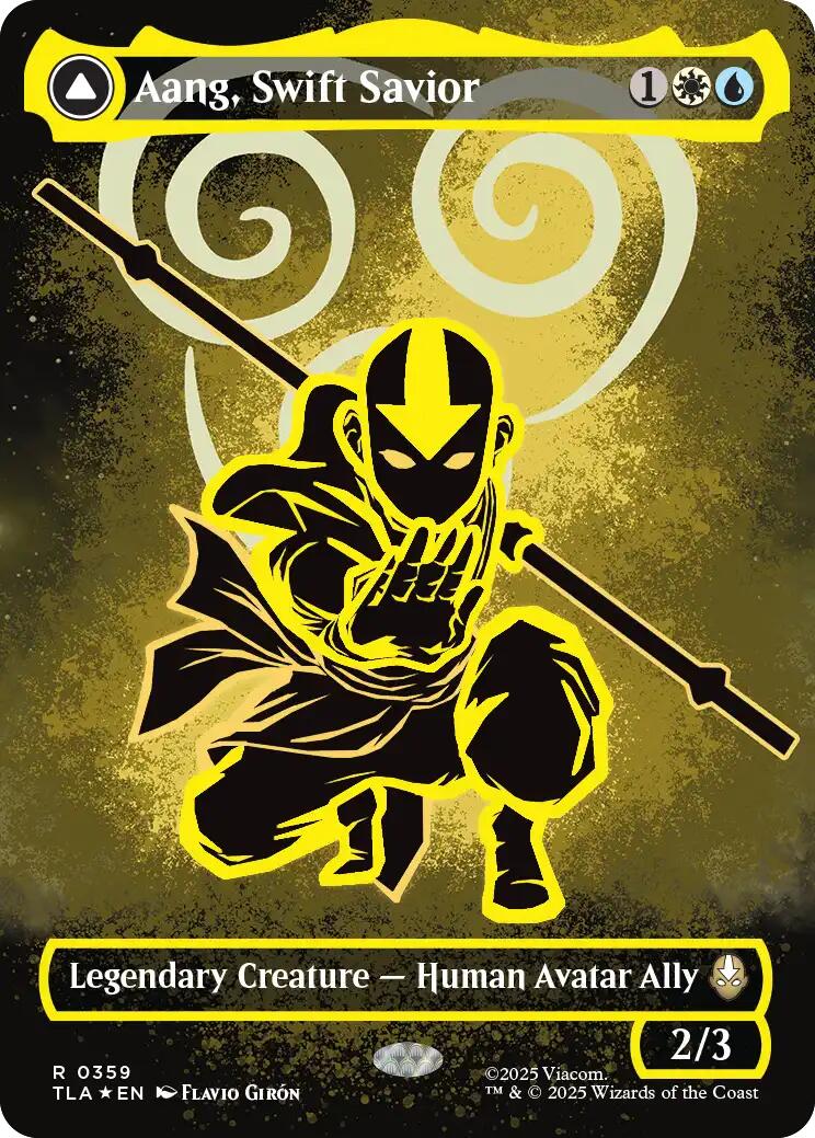 Aang, Swift Savior (359) (Borderless) [Avatar: The Last Airbender] | Gear Gaming Bentonville