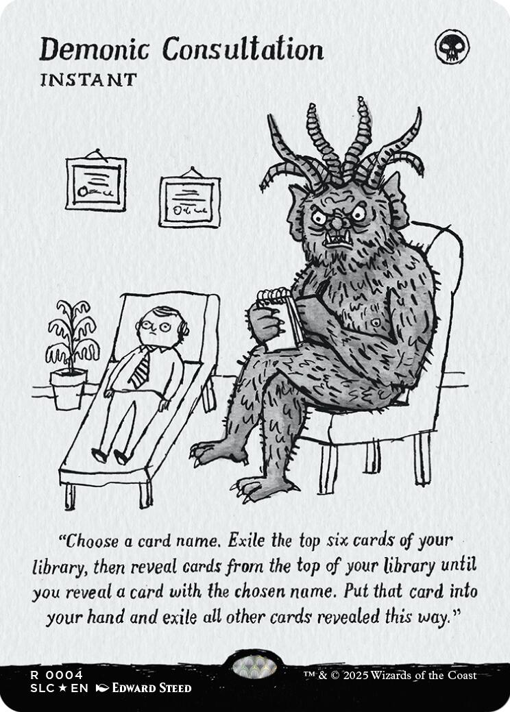 Demonic Consultation (Halo Foil) [Secret Lair Countdown Kit] | Gear Gaming Bentonville
