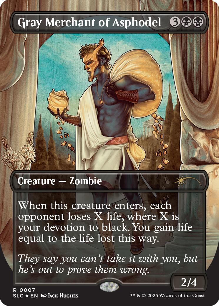 Gray Merchant of Asphodel (Halo Foil) [Secret Lair Countdown Kit] | Gear Gaming Bentonville