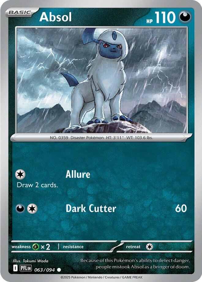 Absol (063/094) [Mega Evolution: Phantasmal Flames] | Gear Gaming Bentonville