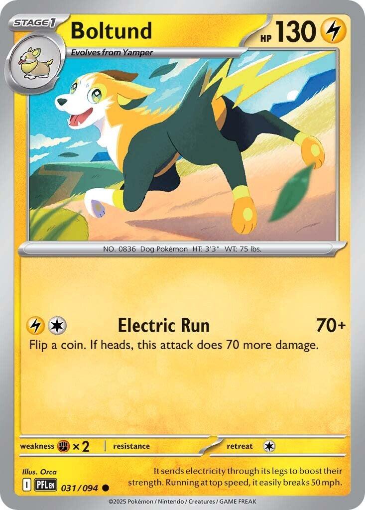 Boltund (031/094) [Mega Evolution: Phantasmal Flames] | Gear Gaming Bentonville