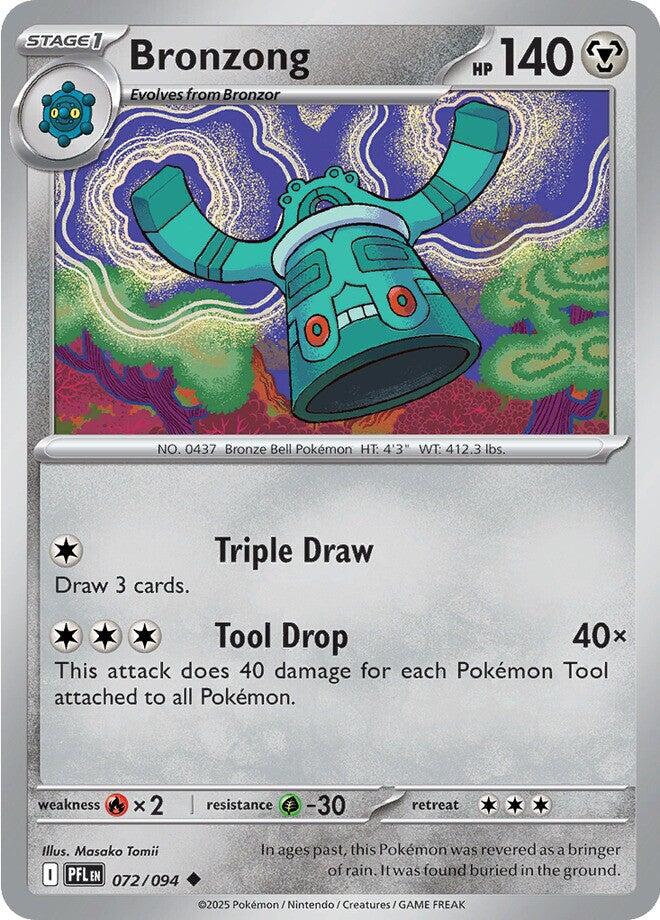 Bronzong (072/094) [Mega Evolution: Phantasmal Flames] | Gear Gaming Bentonville