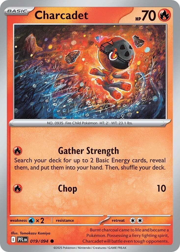 Charcadet (019/094) [Mega Evolution: Phantasmal Flames] | Gear Gaming Bentonville