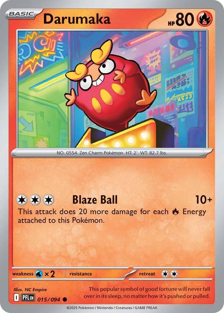 Darumaka (015/094) [Mega Evolution: Phantasmal Flames] | Gear Gaming Bentonville