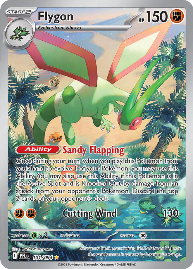 Flygon (101/094) [Mega Evolution: Phantasmal Flames] | Gear Gaming Bentonville