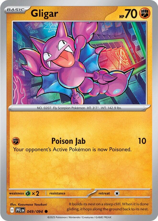 Gligar (049/094) [Mega Evolution: Phantasmal Flames] | Gear Gaming Bentonville