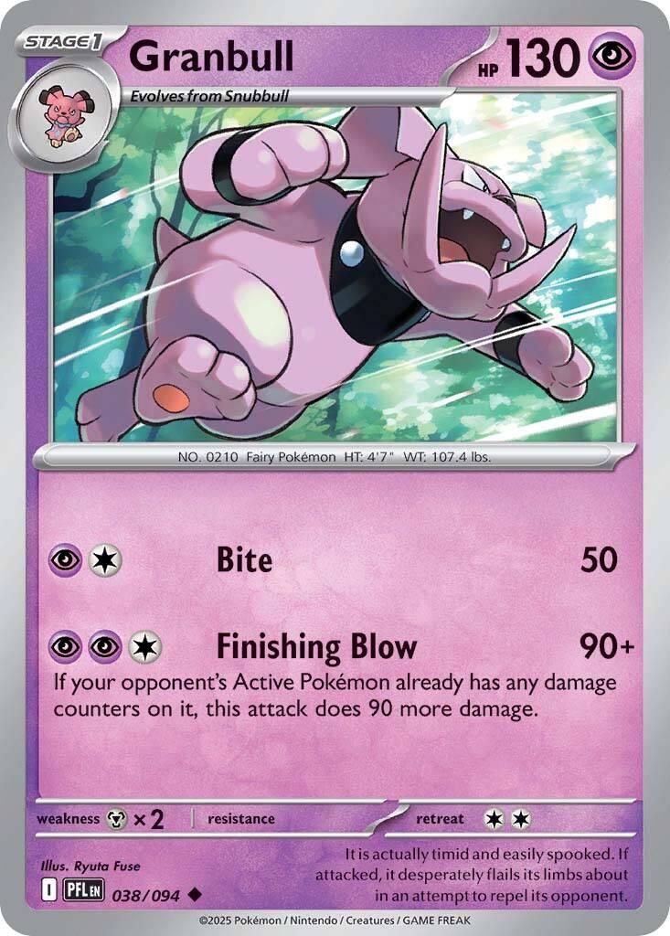 Granbull (038/094) [Mega Evolution: Phantasmal Flames] | Gear Gaming Bentonville