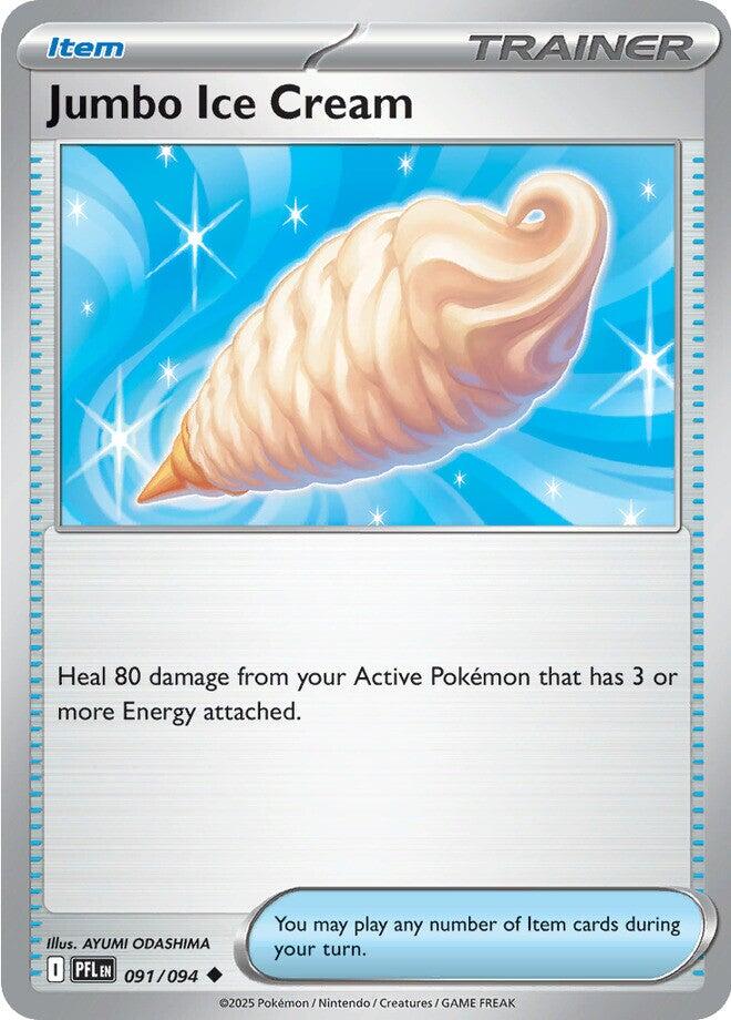 Jumbo Ice Cream (091/094) [Mega Evolution: Phantasmal Flames] | Gear Gaming Bentonville