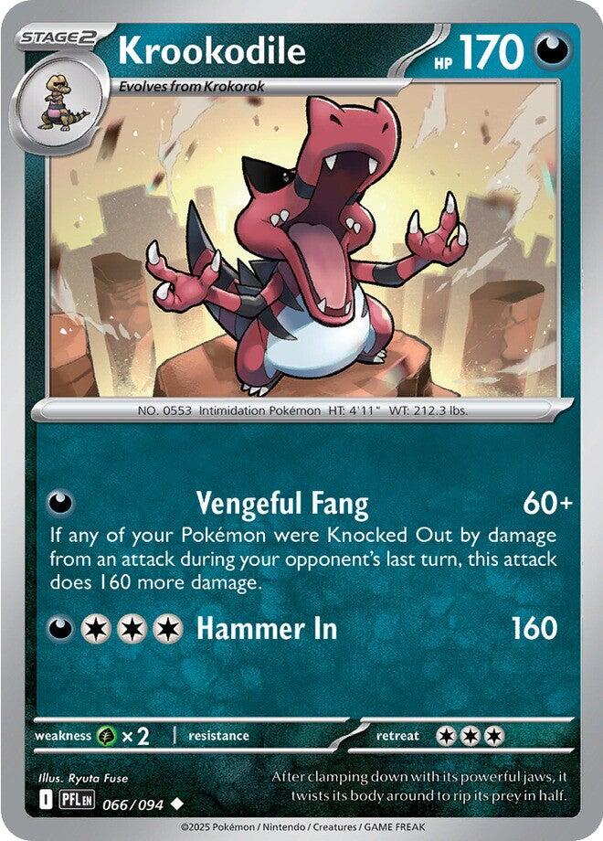 Krookodile (066/094) [Mega Evolution: Phantasmal Flames] | Gear Gaming Bentonville
