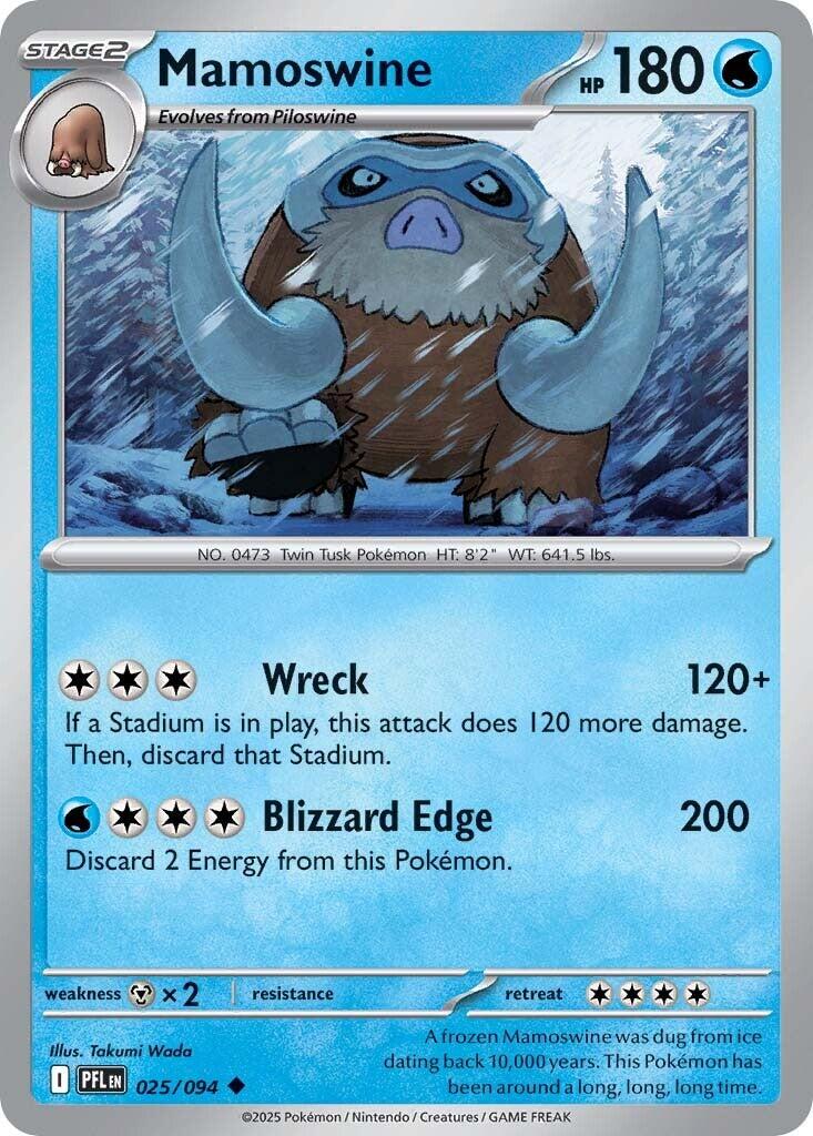 Mamoswine (025/094) [Mega Evolution: Phantasmal Flames] | Gear Gaming Bentonville