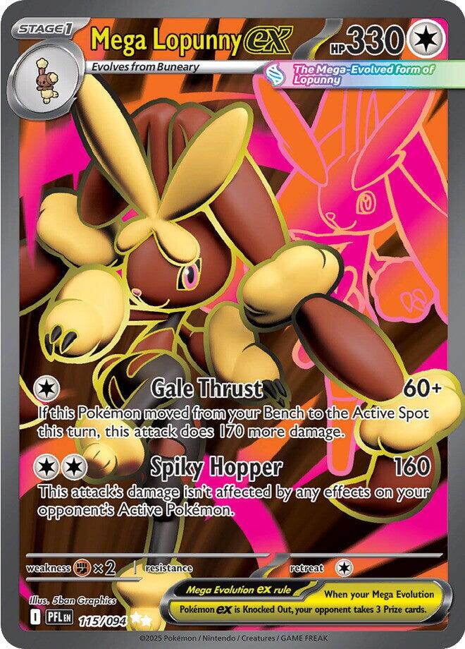Mega Lopunny ex (115/094) [Mega Evolution: Phantasmal Flames] | Gear Gaming Bentonville