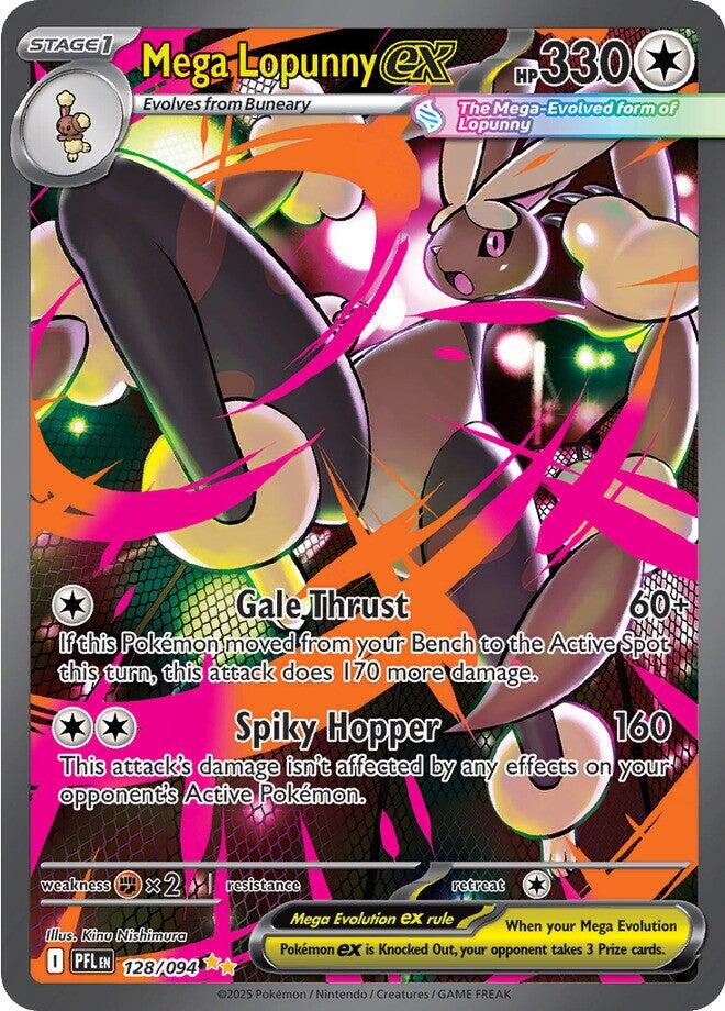 Mega Lopunny ex (128/094) [Mega Evolution: Phantasmal Flames] | Gear Gaming Bentonville