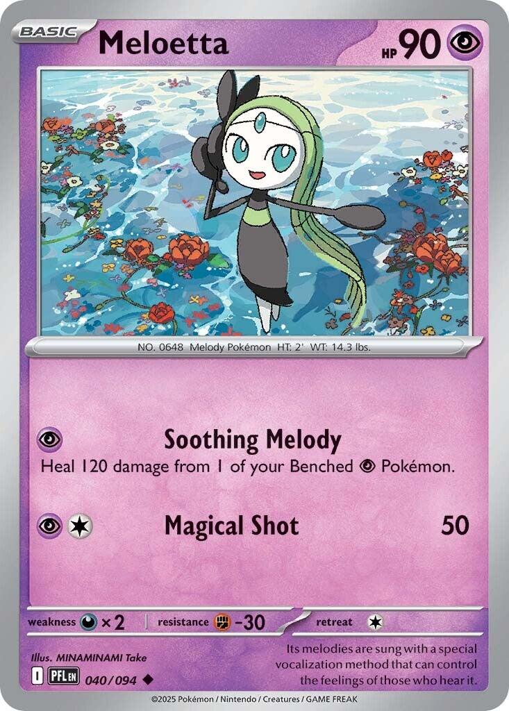 Meloetta (040/094) [Mega Evolution: Phantasmal Flames] | Gear Gaming Bentonville