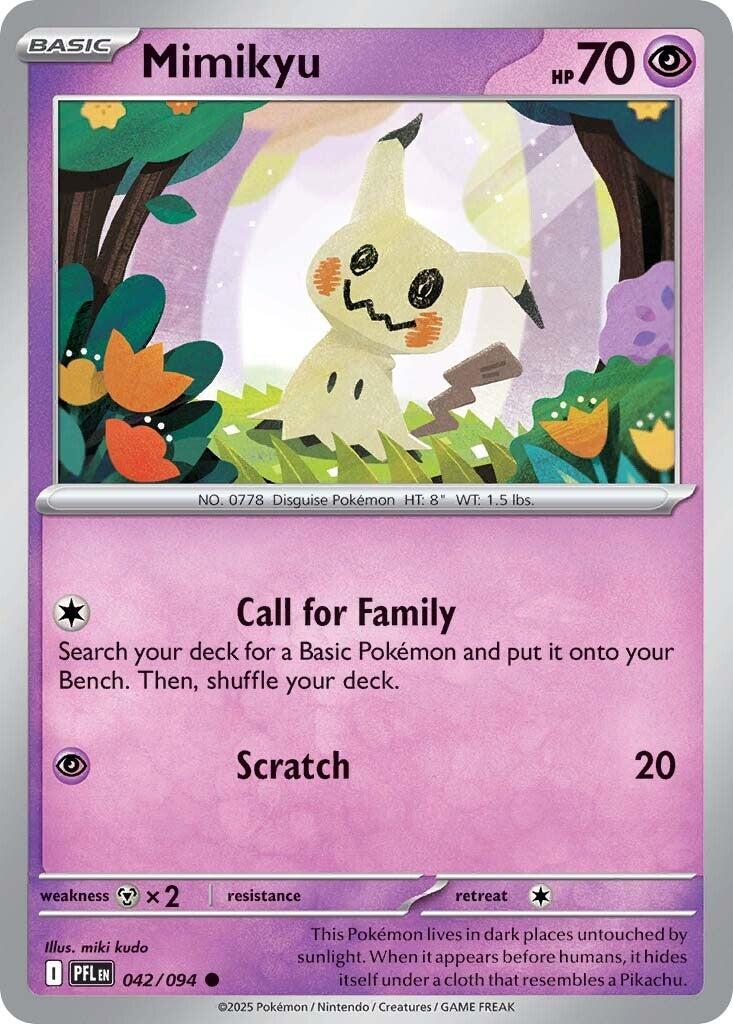 Mimikyu (042/094) [Mega Evolution: Phantasmal Flames] | Gear Gaming Bentonville