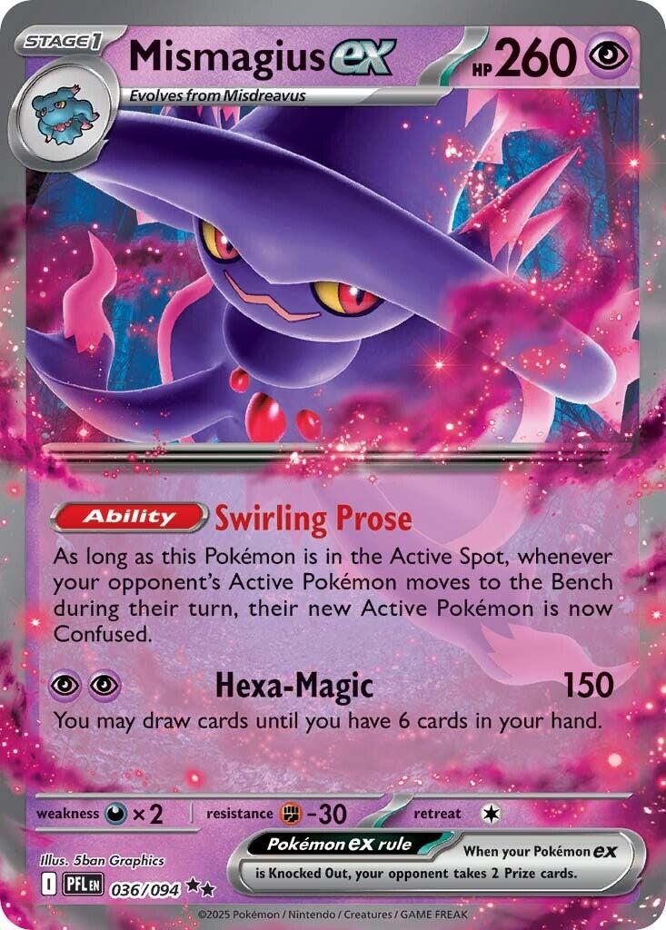 Mismagius ex (036/094) [Mega Evolution: Phantasmal Flames] | Gear Gaming Bentonville