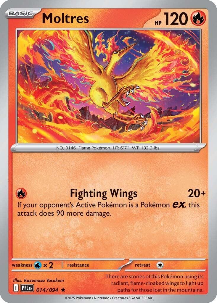 Moltres (014/094) [Mega Evolution: Phantasmal Flames] | Gear Gaming Bentonville
