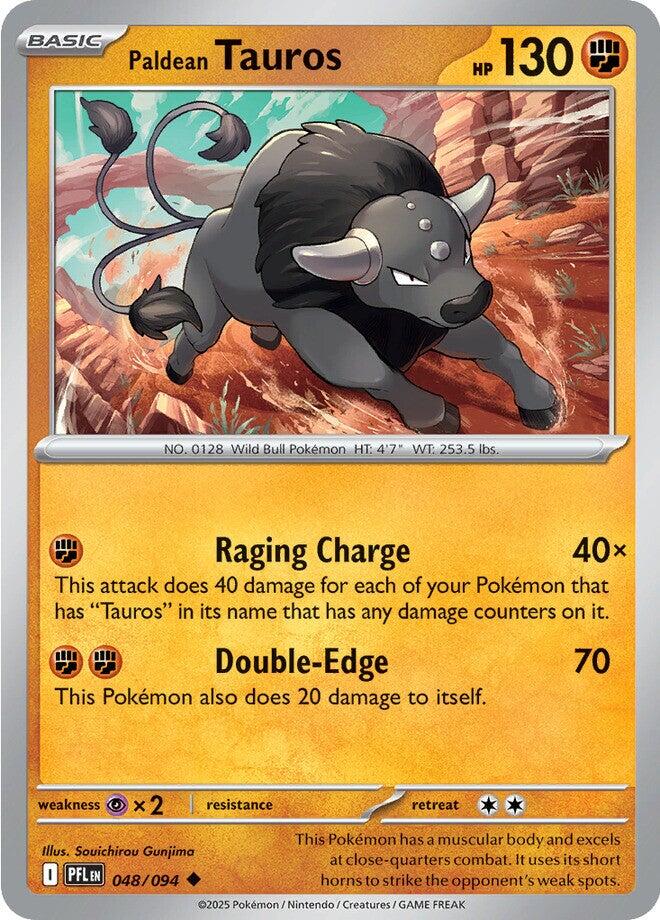 Paldean Tauros (048/094) [Mega Evolution: Phantasmal Flames] | Gear Gaming Bentonville