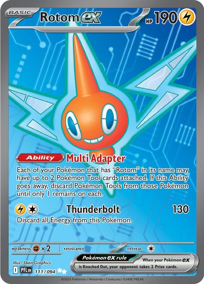 Rotom ex (111/094) [Mega Evolution: Phantasmal Flames] | Gear Gaming Bentonville