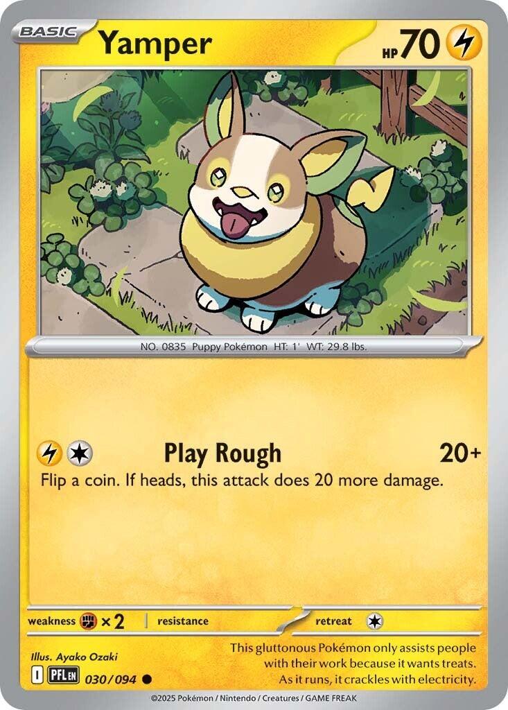 Yamper (030/094) [Mega Evolution: Phantasmal Flames] | Gear Gaming Bentonville