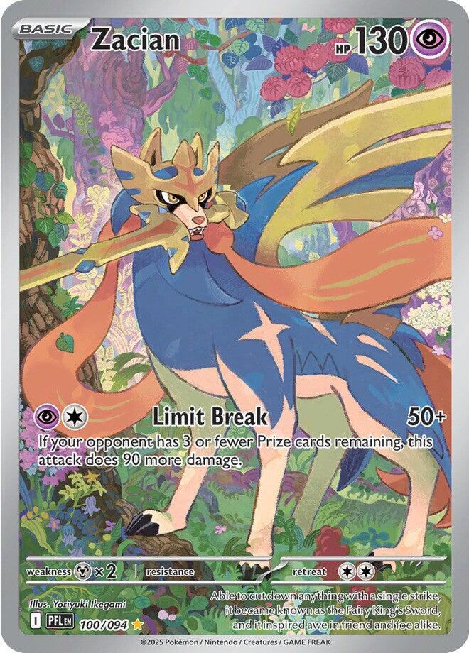 Zacian (100/094) [Mega Evolution: Phantasmal Flames] | Gear Gaming Bentonville