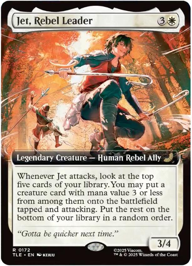 Jet, Rebel Leader (Extended Art) [Avatar: The Last Airbender: Eternal-Legal] | Gear Gaming Bentonville