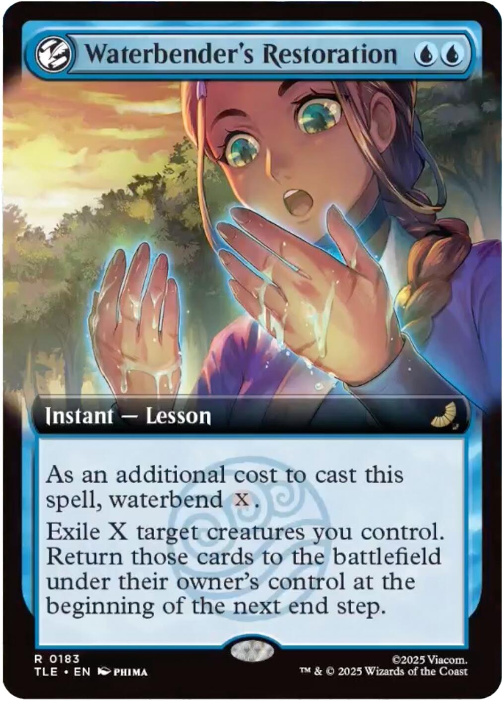 Waterbender's Restoration (Extended Art) [Avatar: The Last Airbender: Eternal-Legal] | Gear Gaming Bentonville