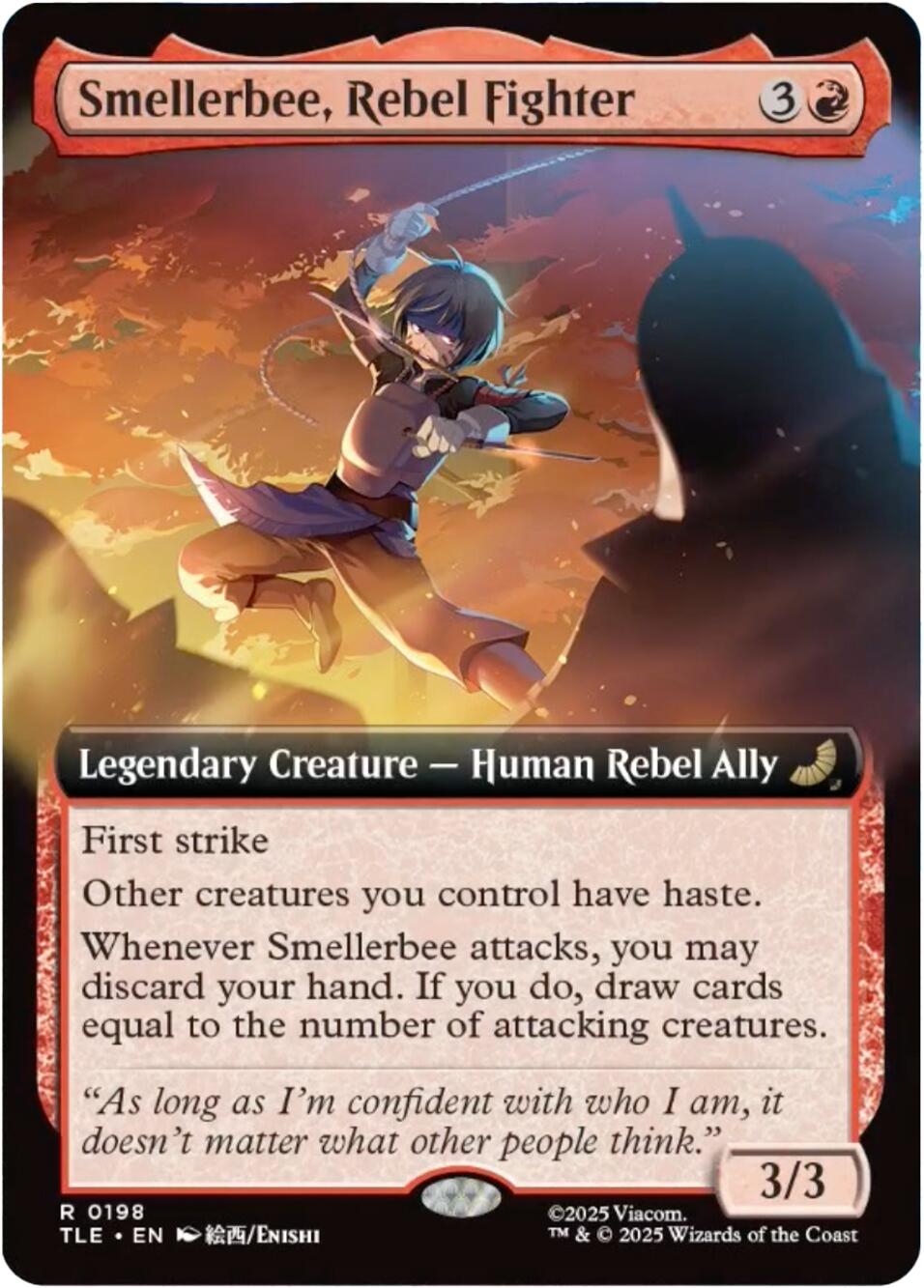 Smellerbee, Rebel Fighter (Extended Art) [Avatar: The Last Airbender: Eternal-Legal] | Gear Gaming Bentonville