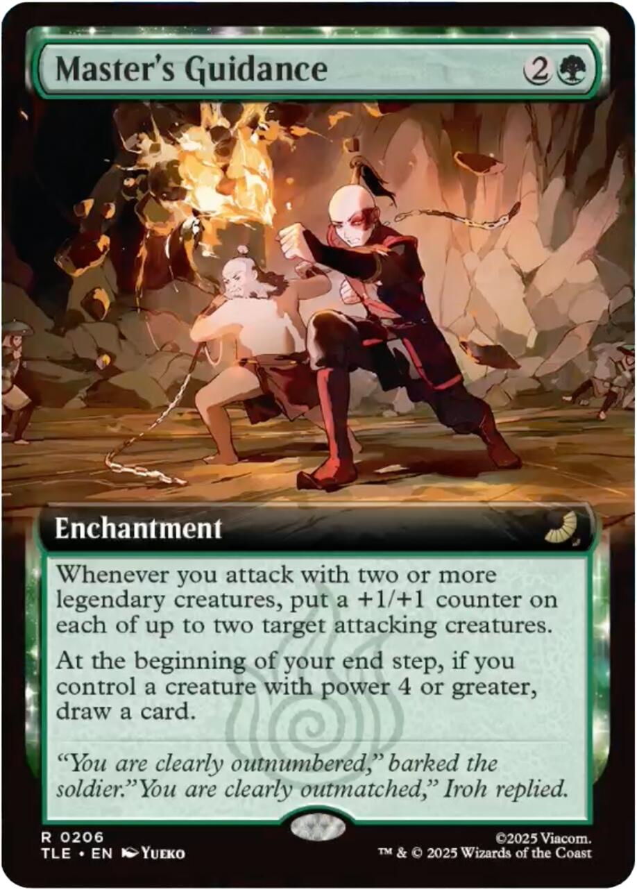 Master's Guidance (Extended Art) [Avatar: The Last Airbender: Eternal-Legal] | Gear Gaming Bentonville