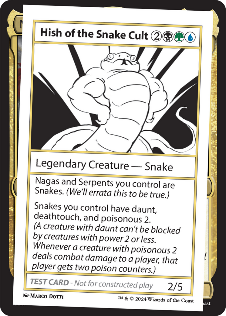 Hish of the Snake Cult [Mystery Booster 2 Playtest Cards] | Gear Gaming Bentonville