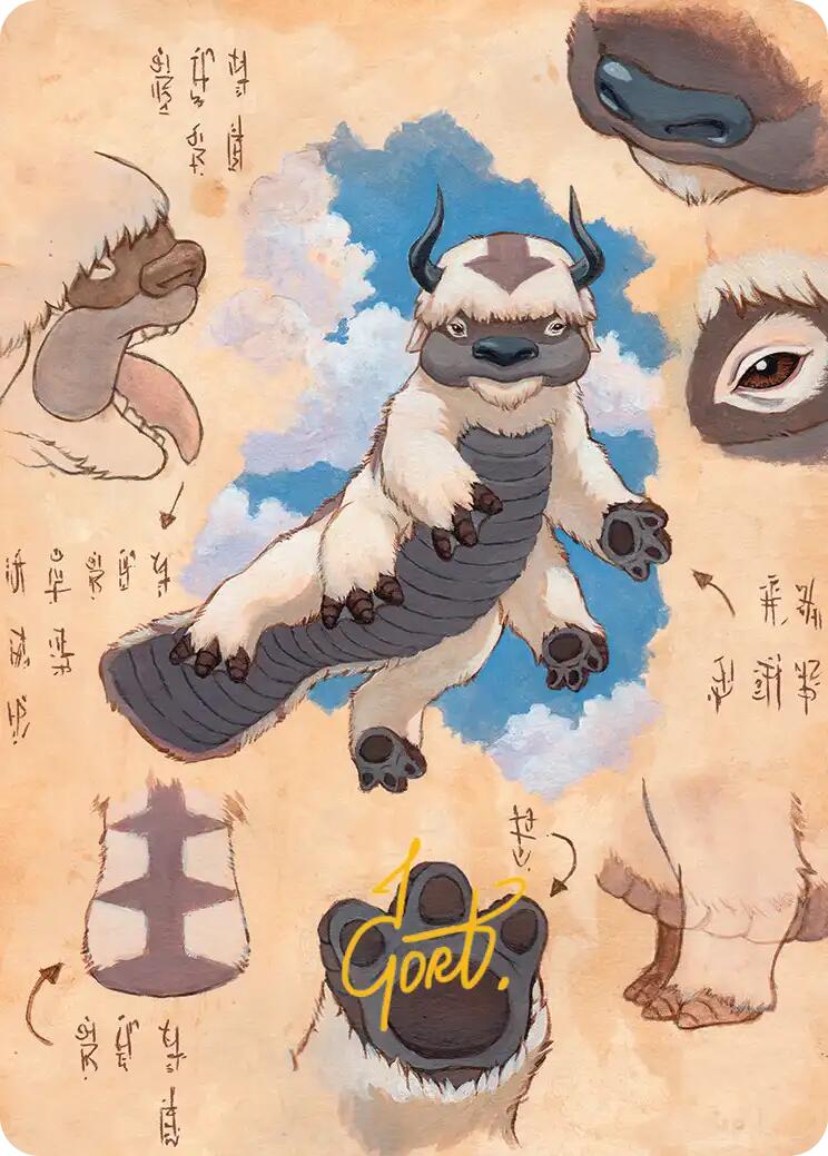 Appa, Steadfast Guardian Art Card (Gold-Stamped Signature) [Avatar: The Last Airbender Art Series] | Gear Gaming Bentonville