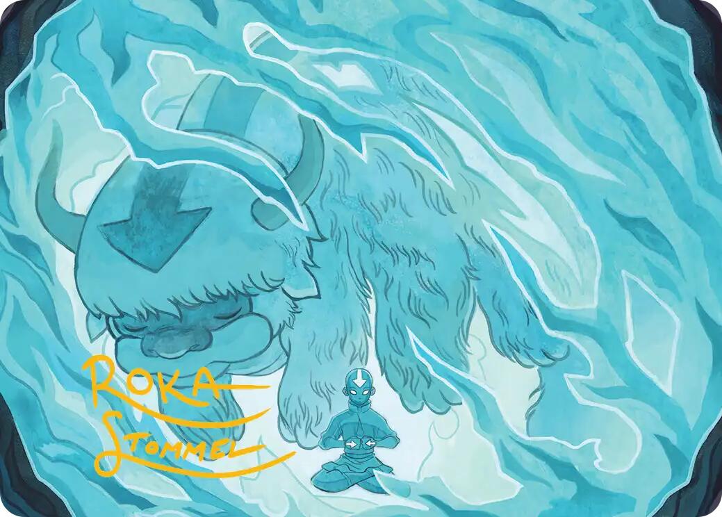 Aang's Iceberg 2 Art Card (Gold-Stamped Signature) [Avatar: The Last Airbender Art Series] | Gear Gaming Bentonville