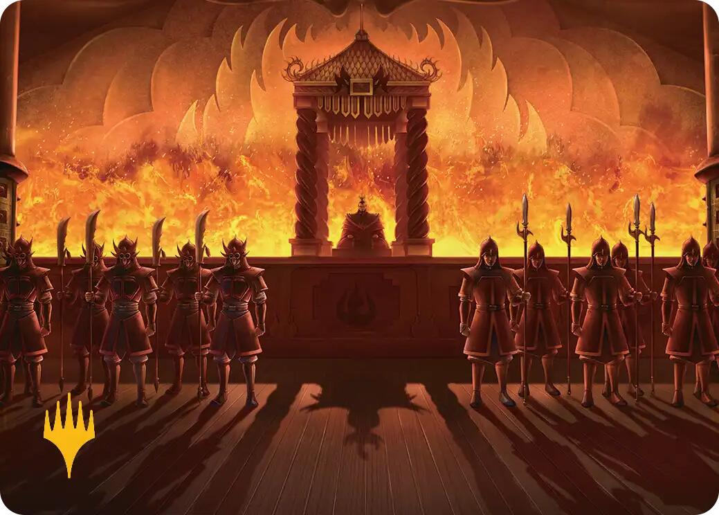 Fire Lord Ozai Art Card (Gold-Stamped Planeswalker Symbol) [Avatar: The Last Airbender Art Series] | Gear Gaming Bentonville
