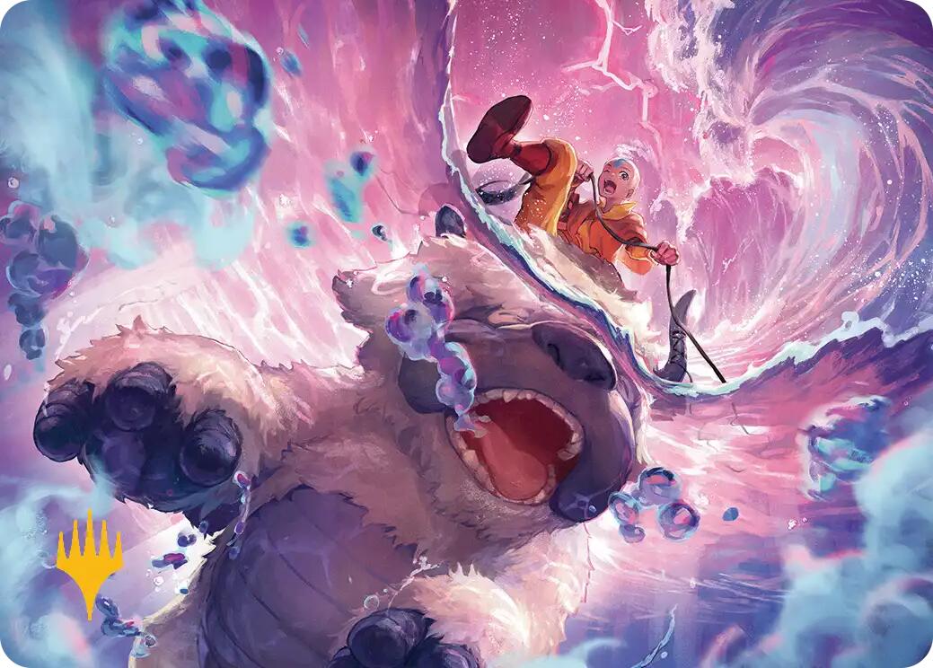 Storm of Memories Art Card (Gold-Stamped Planeswalker Symbol) [Avatar: The Last Airbender Art Series] | Gear Gaming Bentonville