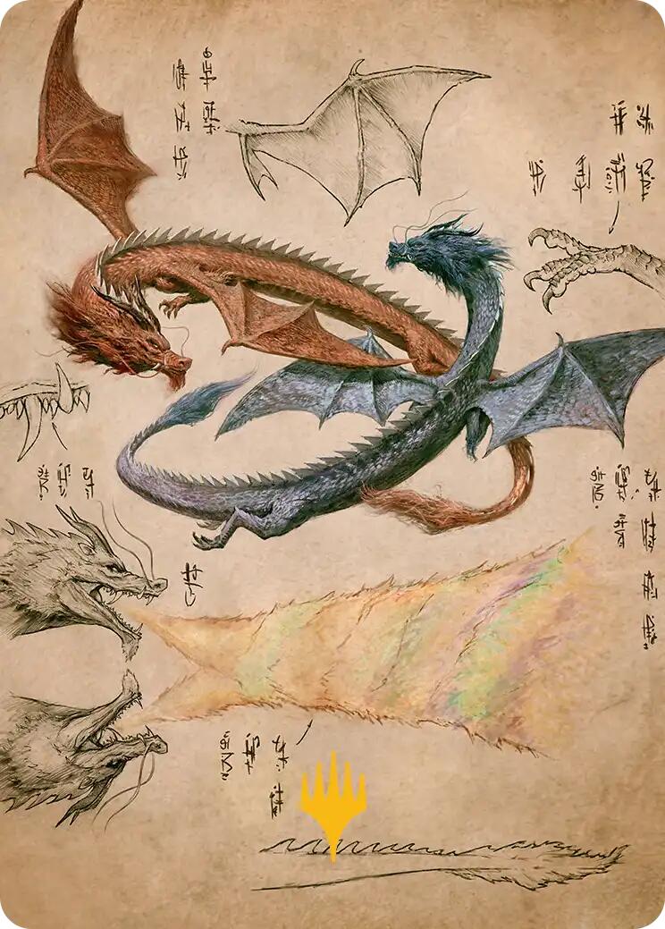 Ran and Shaw Art Card (Gold-Stamped Planeswalker Symbol) [Avatar: The Last Airbender Art Series] | Gear Gaming Bentonville