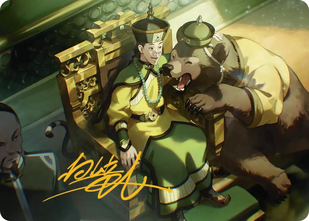 The Earth King Art Card (Gold-Stamped Signature) [Avatar: The Last Airbender Art Series] | Gear Gaming Bentonville