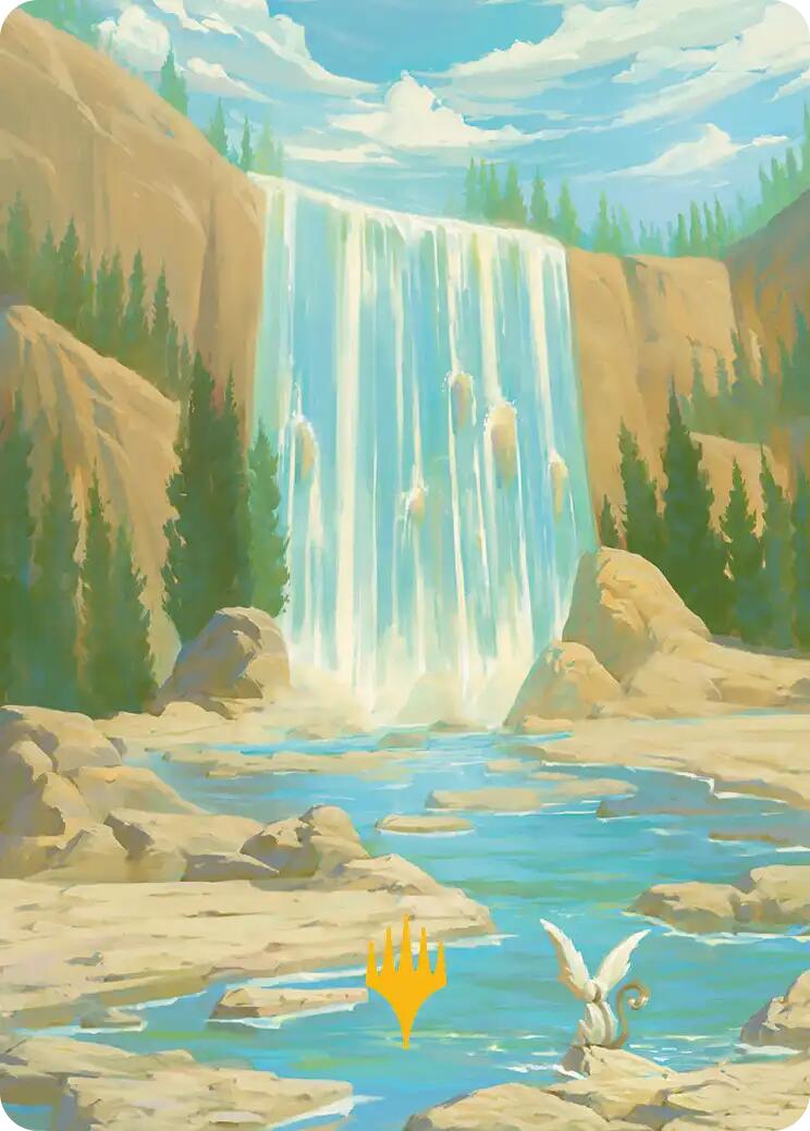 Island Art Card (Gold-Stamped Signature) [Avatar: The Last Airbender Art Series] | Gear Gaming Bentonville