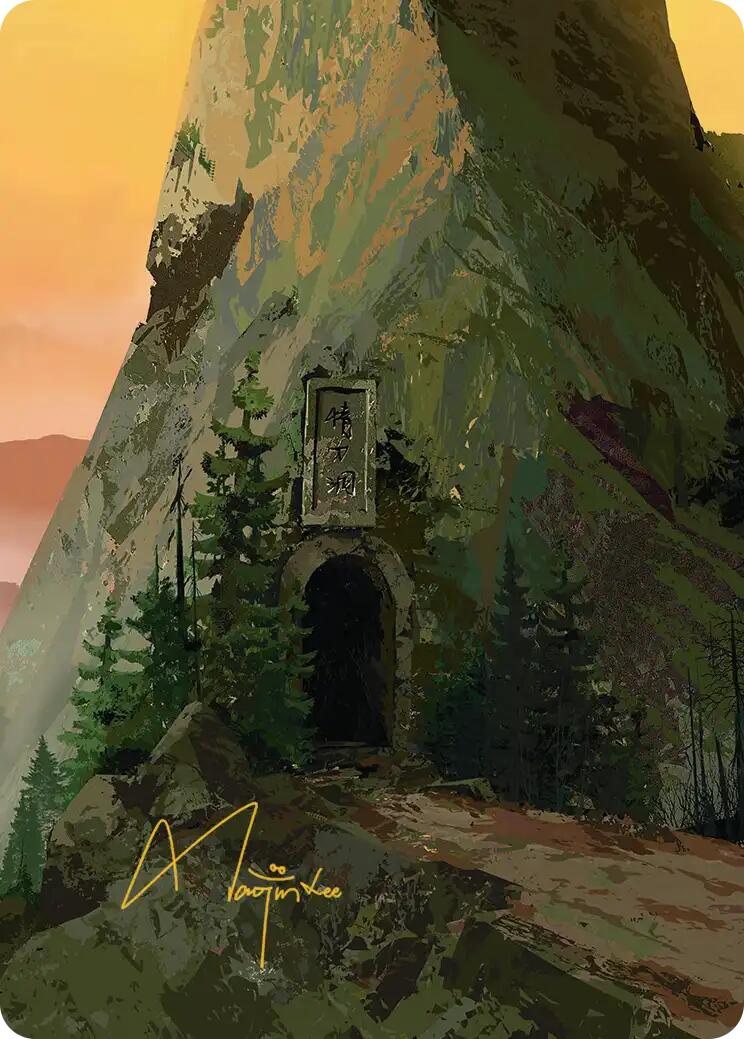 Mountain Art Card (Gold-Stamped Signature) [Avatar: The Last Airbender Art Series] | Gear Gaming Bentonville