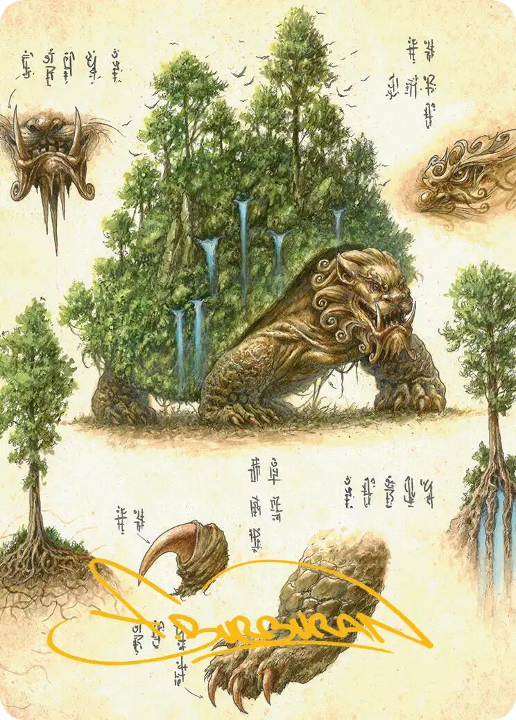 The Lion-Turtle Art Card (Gold-Stamped Signature) [Avatar: The Last Airbender Art Series] | Gear Gaming Bentonville