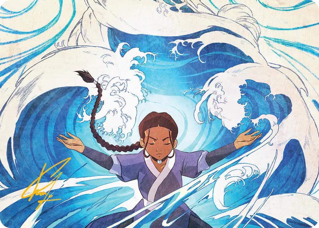 Katara, Water Tribe's Hope Art Card (Gold-Stamped Signature) [Avatar: The Last Airbender Art Series] | Gear Gaming Bentonville