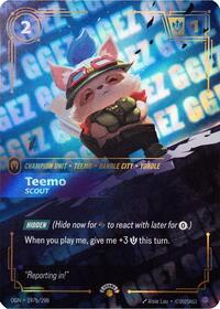 Teemo - Scout (GG EZ) [Riftbound Organized Play Promotional Cards] | Gear Gaming Bentonville