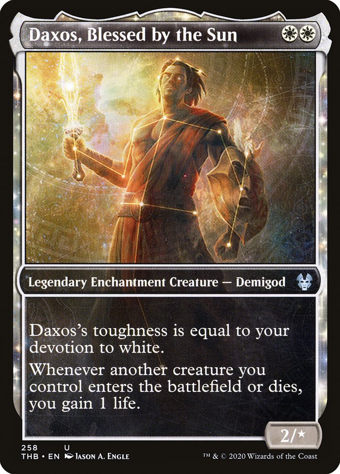 Daxos, Blessed by the Sun (Showcase) [Theros Beyond Death] | Gear Gaming Bentonville