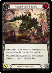 Assault and Battery (Red) [Armory Deck: Rhinar] | Gear Gaming Bentonville