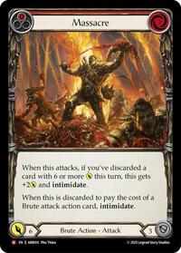 Massacre [Armory Deck: Rhinar] | Gear Gaming Bentonville
