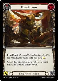 Pound Town (Red) [Armory Deck: Rhinar] | Gear Gaming Bentonville