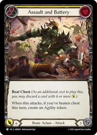 Assault and Battery (Yellow) [Armory Deck: Rhinar] | Gear Gaming Bentonville